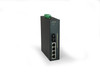 5-Port Fast Ethernet PoE Industrial Switch, 4 PoE Outputs, 802.3at/af PoE, 1 x SC Single-Mode Fiber, 30km, 126W, -40C to 75C