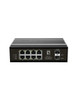 8 x GbE 802.3at + 2 x 1G SFP Unmanaged Industrial PoE Switch