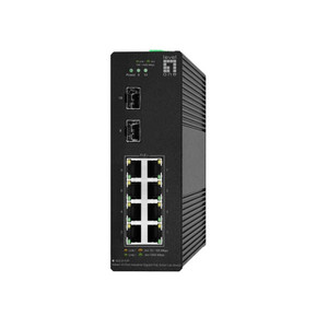 8 x GbE PoE 30W + 2 x SFP L2-Lite Managed Industrial PoE Switch