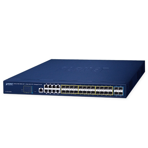 16 x SFP + 8 x SFP/GbE + 4 x 10G SFP L2+ Managed Switch 16 x SFP + 8 x SFP/GbE + 4 x 10G SFP L2+ Managed Switch