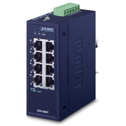 8 x 10/100 RJ-45 Compact Industrial Switch 8 x 10/100 RJ-45 Compact Industrial Switch