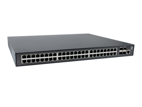 48 x 1G PoE 802.3at + 4 x 10G SFP+ L3 Managed Switch