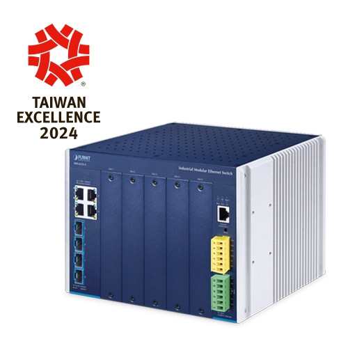 5-Slot Modular L3 Managed Industrial Switch