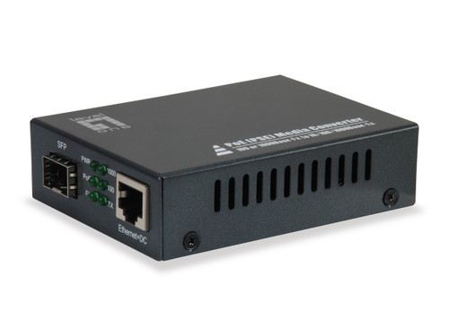 RJ45 to SFP Gigabit Media Converter, PoE PSE RJ45 to SFP Gigabit Media Converter, PoE PSE