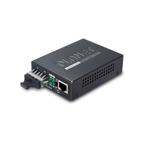 10/100/1000BASE-T to 1000BASE-LX Media Converter (SC, SM)-10km