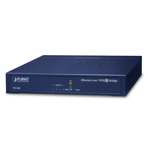 4 x 10/100Base-FX Ethernet to VDSL2 (30a) Media Converter 4 x 10/100Base-FX Ethernet to VDSL2 (30a) Media Converter