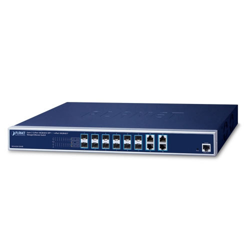4 x 10GBase-T + 12 x 10GBase-X SFP+ L3 Managed Switch