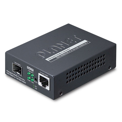 10/100/1000BASE-T to 100/1000BASE-X SFP Managed Media Converter 10/100/1000BASE-T to 100/1000BASE-X SFP Managed Media Converter