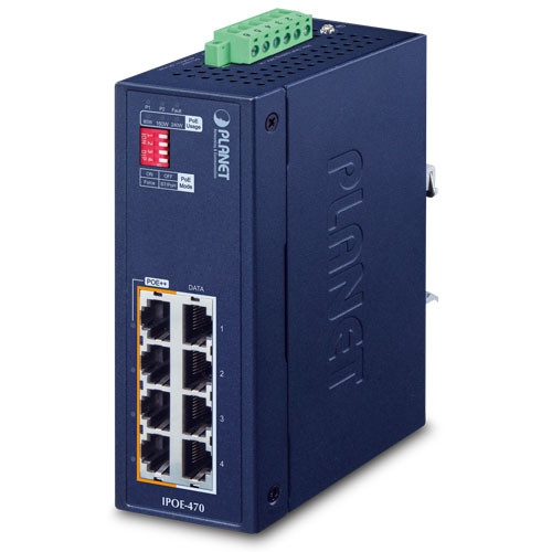 4-port Multi-Gigabit 802.3bt PoE++ Industrial Injector Hub 4-port Multi-Gigabit 802.3bt PoE++ Industrial Injector Hub