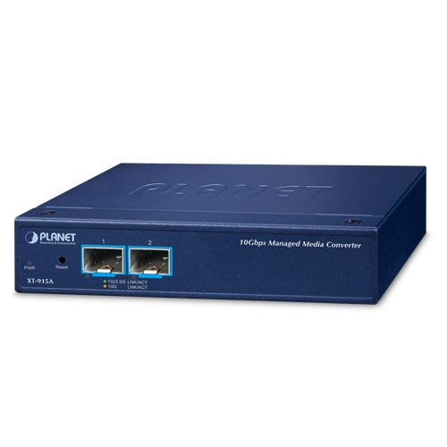 10GBASE-X SFP+ to 10GBASE-X SFP+ Managed Media Converter 10GBASE-X SFP+ to 10GBASE-X SFP+ Managed Media Converter