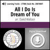 All I Do Is Dream of You (TTBB) (arr. Wallace) - Digital Learning Tracks - for 208565