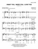 I Want You, I Need You, I Love You (SSAA) (arr. Dale) - Download