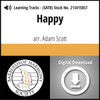 Happy (from "Despicable Me 2") (SATB) (arr. Scott) - Digital Learning Tracks for 213414