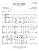 One, Two, Three (SATB) (arr. Grimmer)  - Download