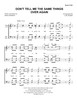 Don't Tell Me The Same Things Over Again (TTBB) (arr. Perry) - Download