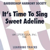 It's Time To Sing Sweet Adeline Again (TTBB) (arr. Jamison) - Digital Learning Tracks for 214468