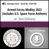 Armed Forces Medley 2023 (TTBB) (arr. Delehanty) - Digital Learning Tracks for 214410