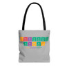 Barbershop Elements Light Gray Tote Bag