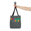 Barbershop Elements Dark Gray Tote Bag