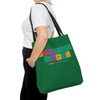 Barbershop Elements Dark Green Tote Bag