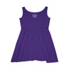 Women's Purple BHS Logo Skater Dress- Left Side BHS Seal