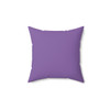 Light Purple Unity through Harmony Polyester Square Pillow