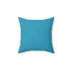 Turquoise Unity through Harmony Polyester Square Pillow