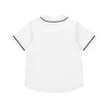 Women's White Baseball Jersey- BHS Seal