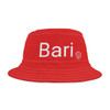 Red "Bari" Bucket Hat