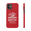 National Barbershop Quartet Day Slim Cases for iPhone and Samsung Galaxy- Red