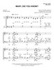 Mary, Did You Know? (SATB) (arr. Liles) 