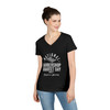 Women's V-Neck National Barbershop Quartet Day T-Shirt - TENOR LEAD BARI BASS - Available in Multiple Colors