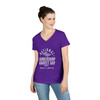 Women's V-Neck National Barbershop Quartet Day T-Shirt - TENOR LEAD BARI BASS - Available in Multiple Colors