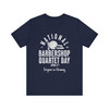 National Barbershop Quartet Day T-shirt - ICONS - barberpole, pitch pipe, boater hat - Multiple Colors Available!