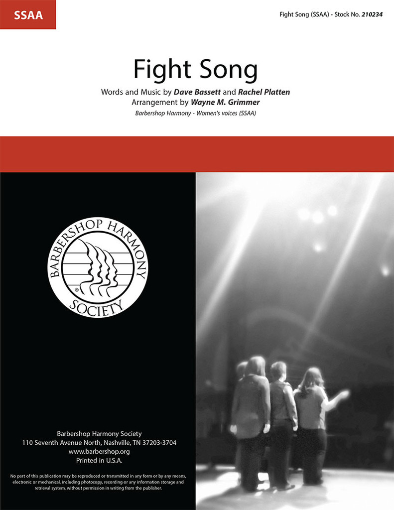 Fight Song (SSAA) (arr. Grimmer)