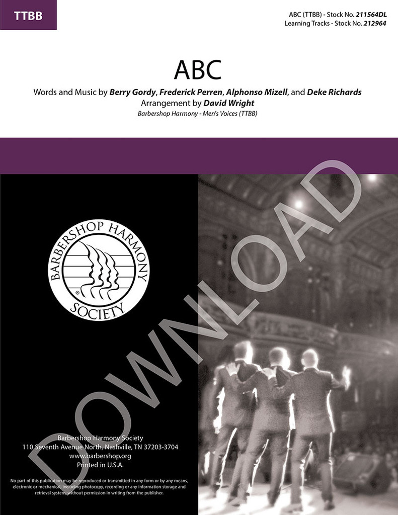 ABC (TTBB) (arr. Wright) - Download
