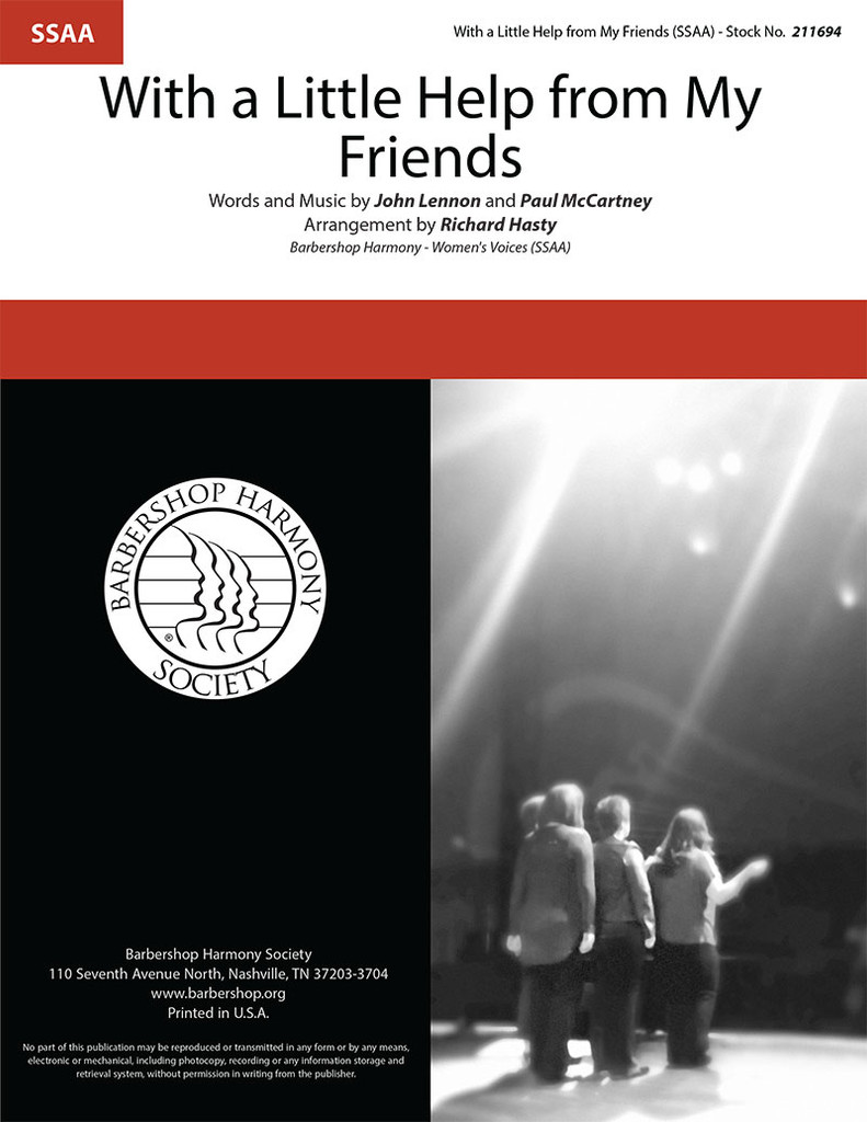 With a Little Help from My Friends (SSAA) (arr. Hasty)