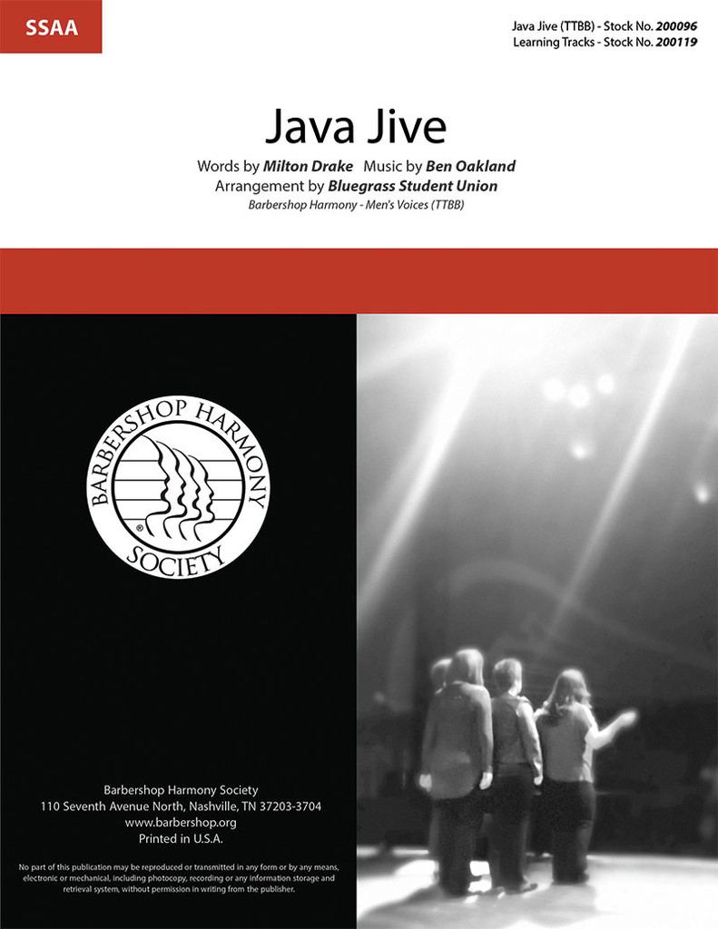 Java Jive (SSAA) (arr. Bluegrass Student Union) (Australia & New Zealand)- Download