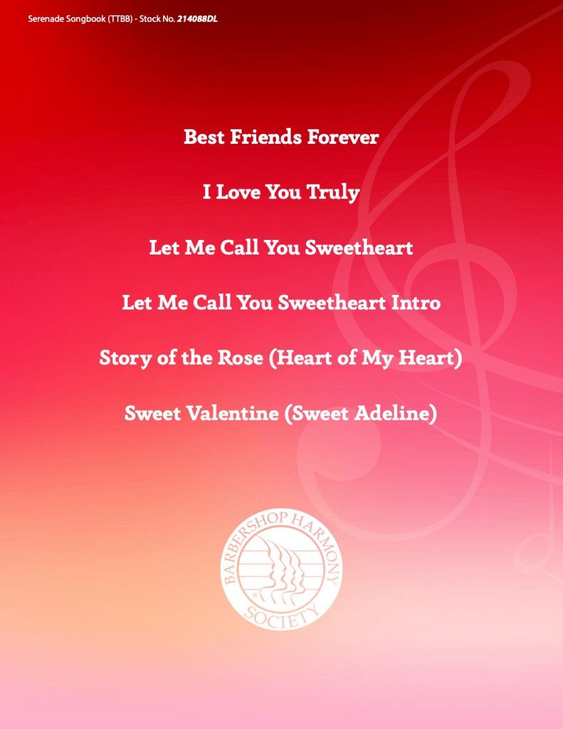 Serenade Songbook (TTBB) - Download