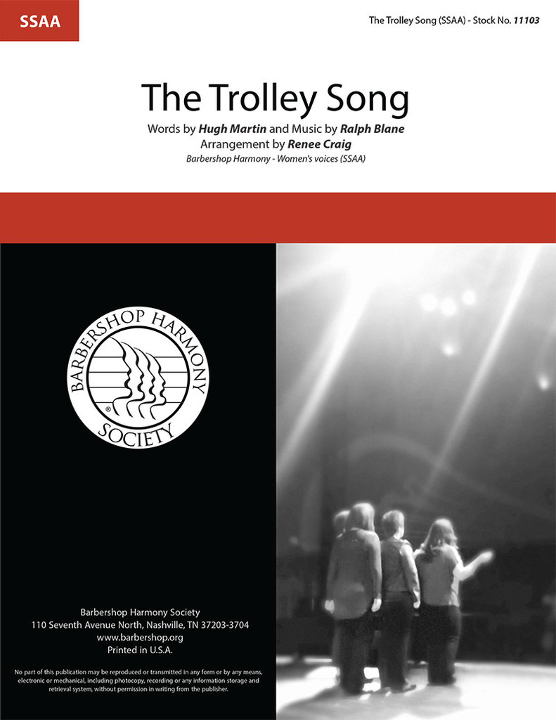 The Trolley Song (SSAA) (arr. Craig) - Download