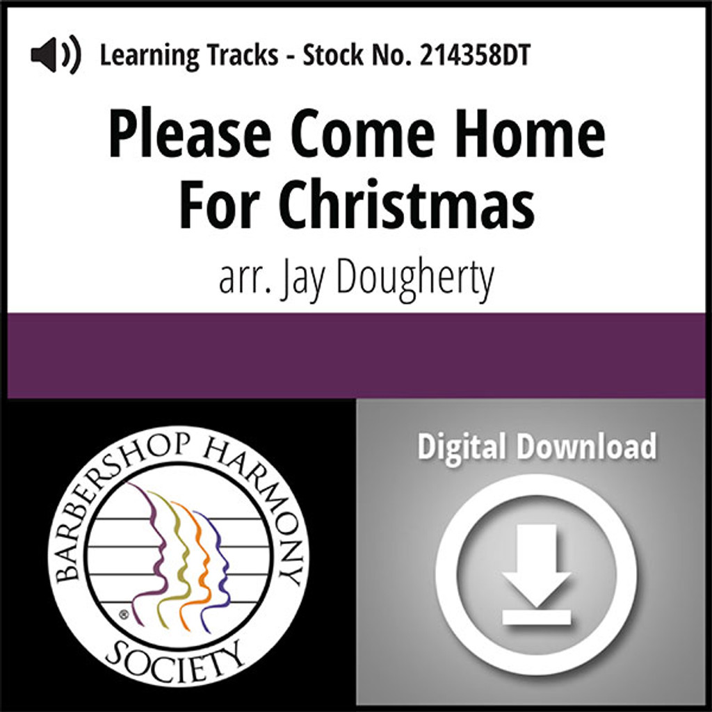 Please Come Home for Christmas (TTBB) (arr. Dougherty) - Digital Learning Tracks - for 214357