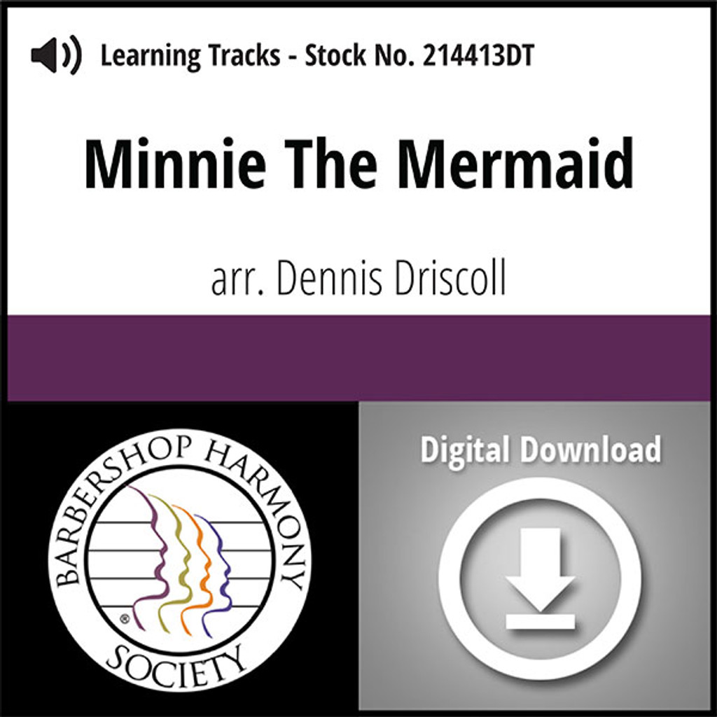 Minnie The Mermaid (TTBB) (arr. Driscoll) - Digital Learning Tracks - for 7296