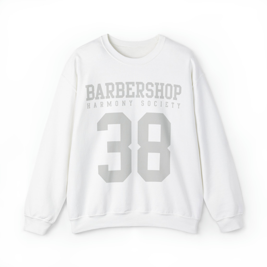 Unisex Barbershop Harmony Society "38" Crewneck Sweatshirt