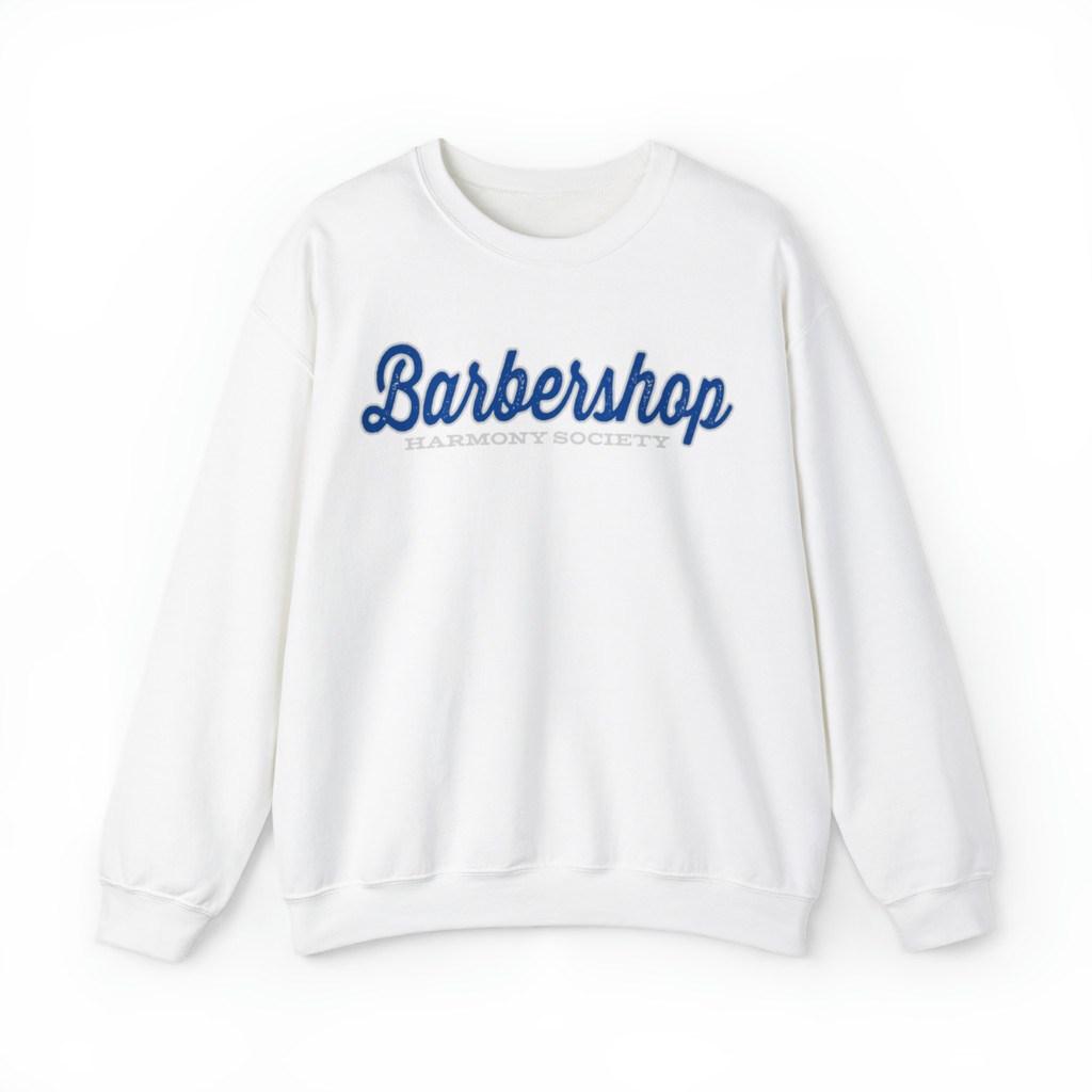 Unisex Cursive Barbershop Crewneck Sweatshirt