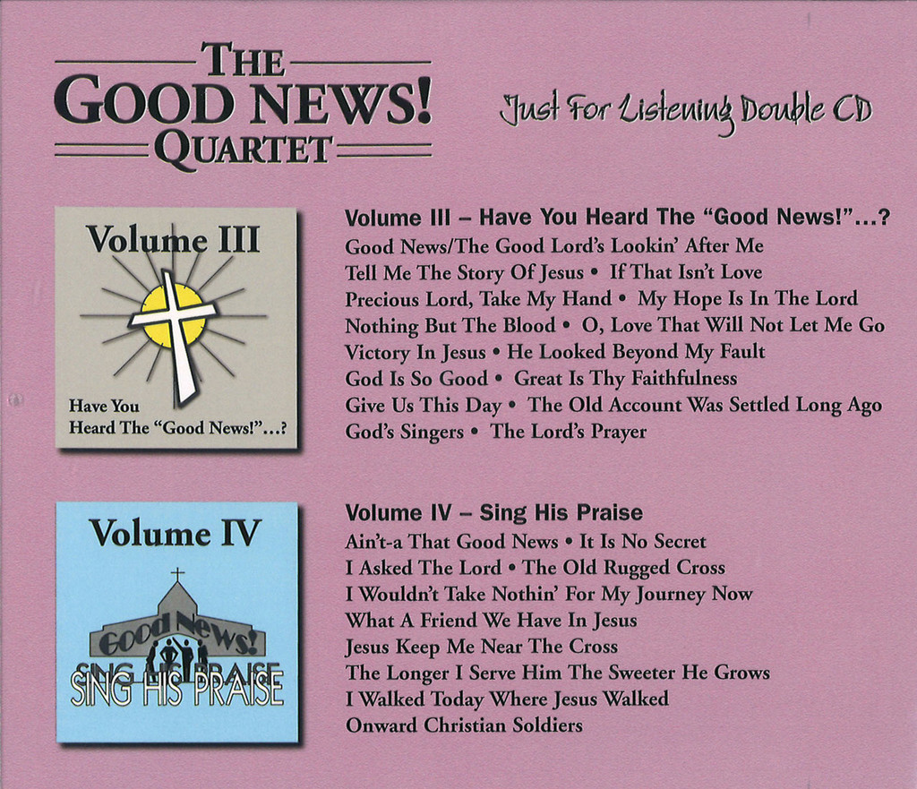 Good News Gospel Double CD Volume #3 & #4