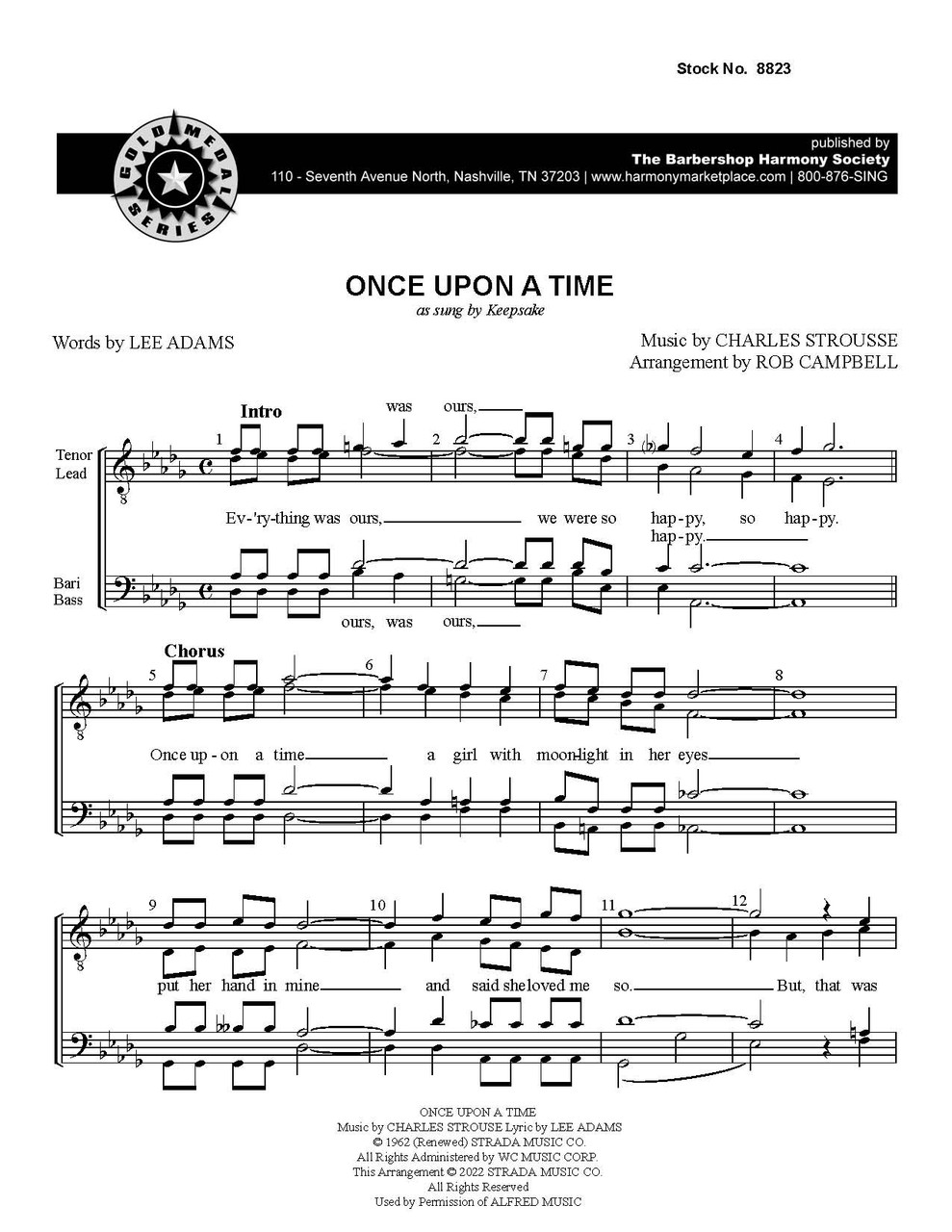 Once Upon A Time (TTBB) (arr. Campbell)
