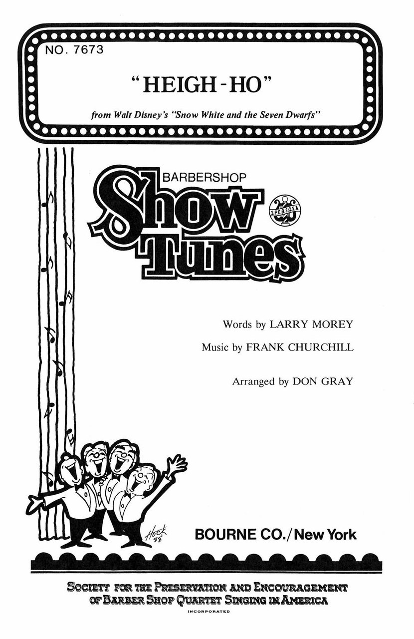 Heigh-Ho (From Walt Disney's "Snow White and the Seven Dwarfs") (TTBB) (arr. Gray)
