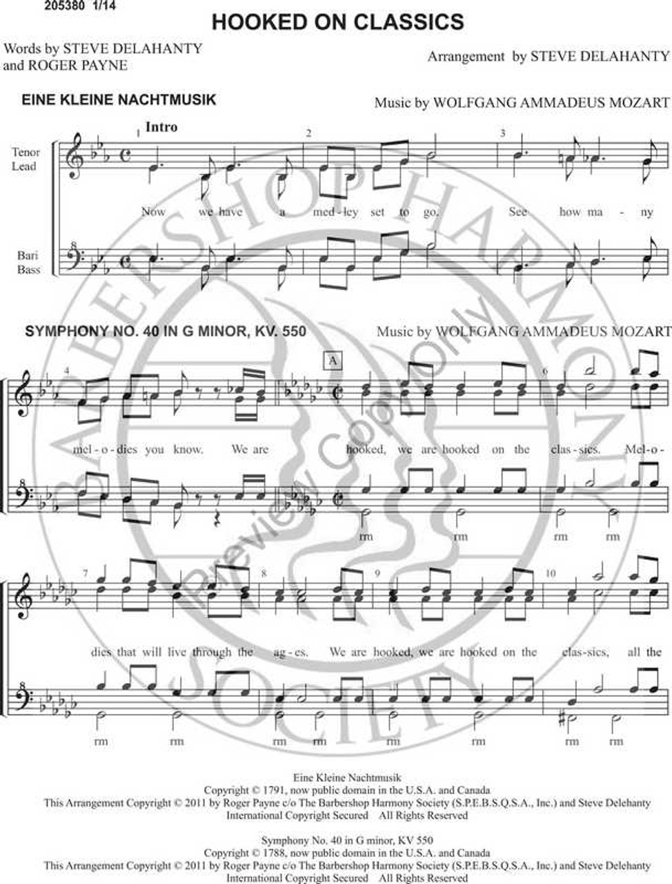 Hooked On Classics Medley (SSAA) (arr. Stephen Delehanty)-Download-UNPUB