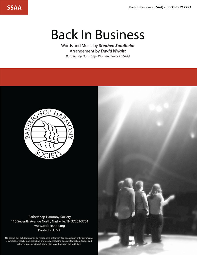 Back In Business (SSAA) (arr. Wright)
