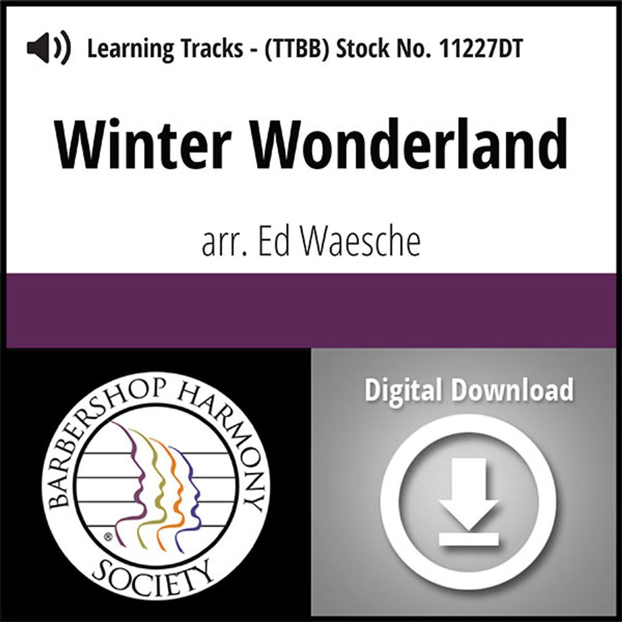 Winter Wonderland (TTBB) (arr. Waesche) - Digital Learning Tracks - for 7629